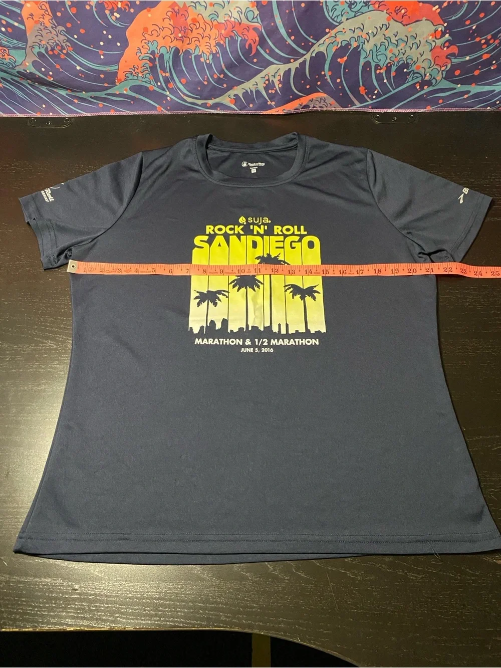 Men's Navy Rock 'N' Roll San Diego Performance Rash Guard